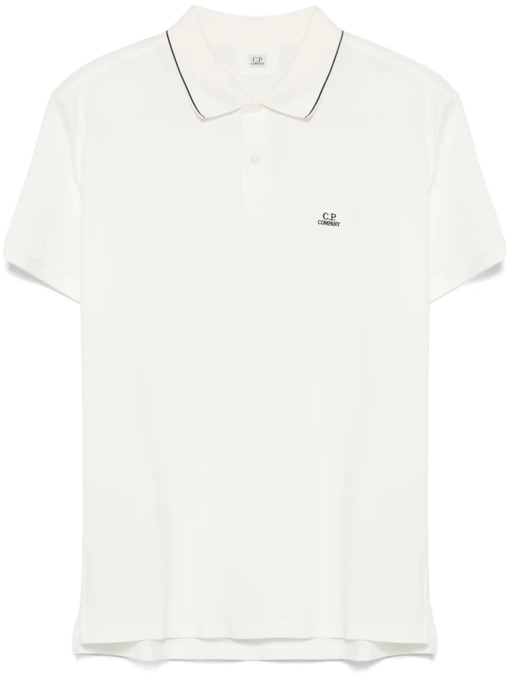 C.P. Company  logo-patch polo shirt
