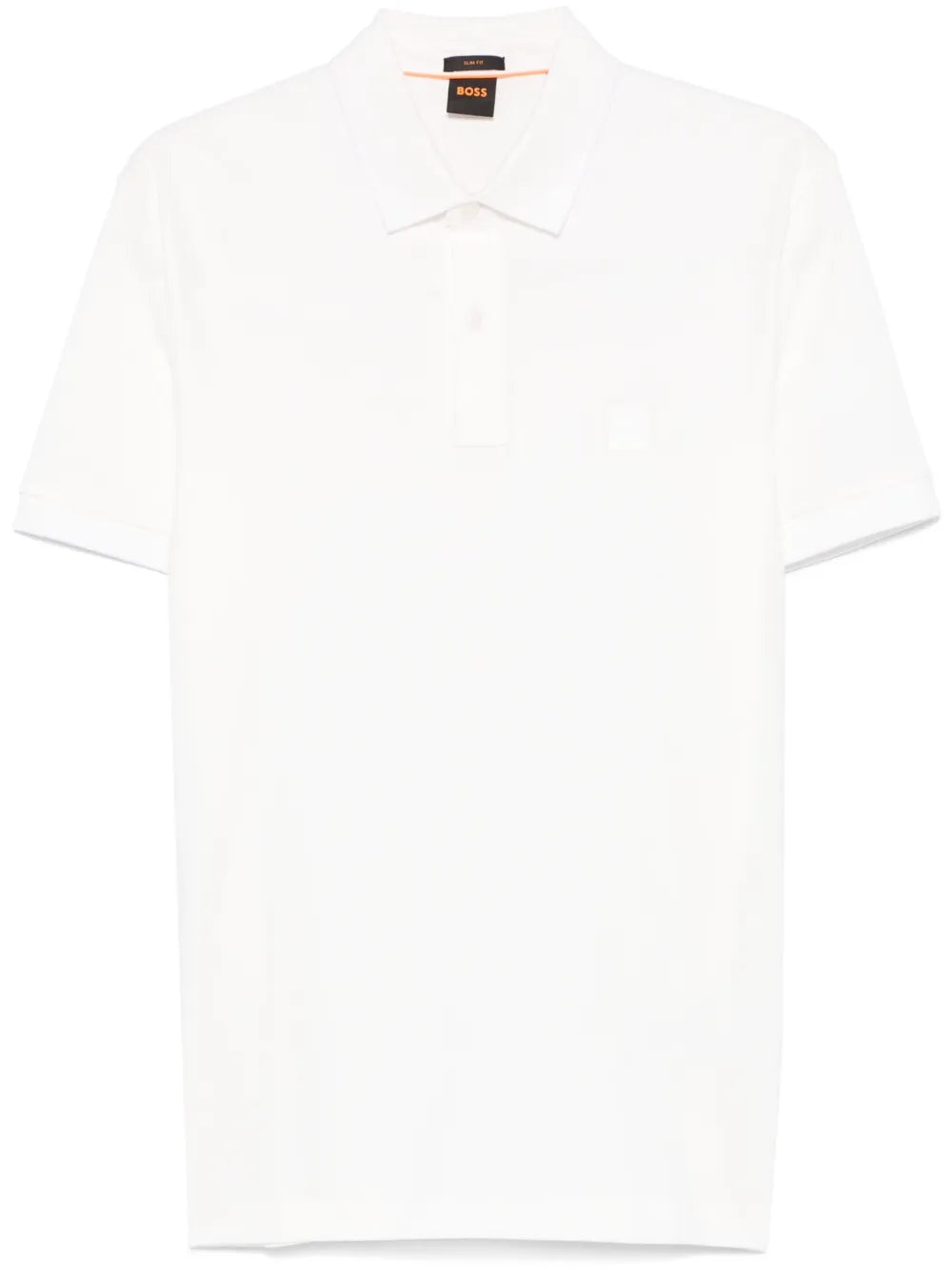 BOSS  logo-embroidered polo shirt