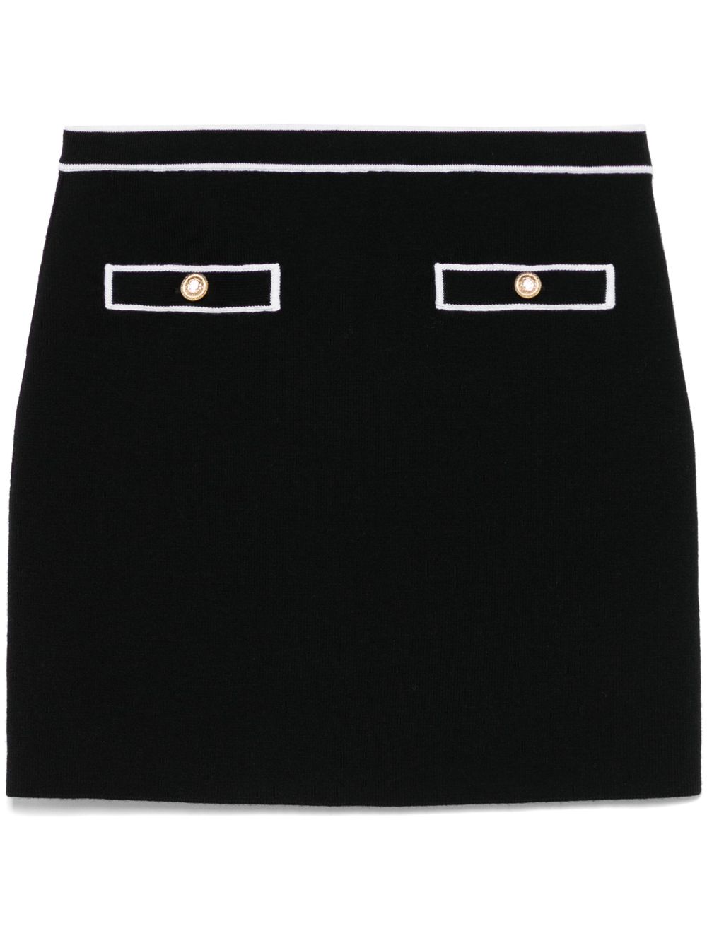alice + olivia  knitted mini skirt