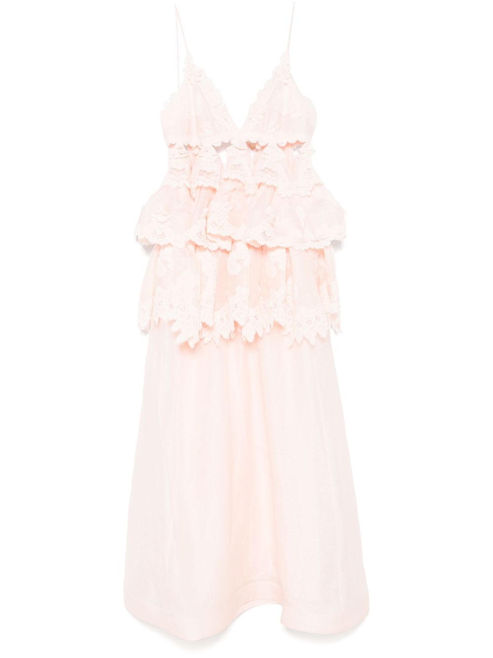 ZIMMERMANN  tiered lace maxi dress