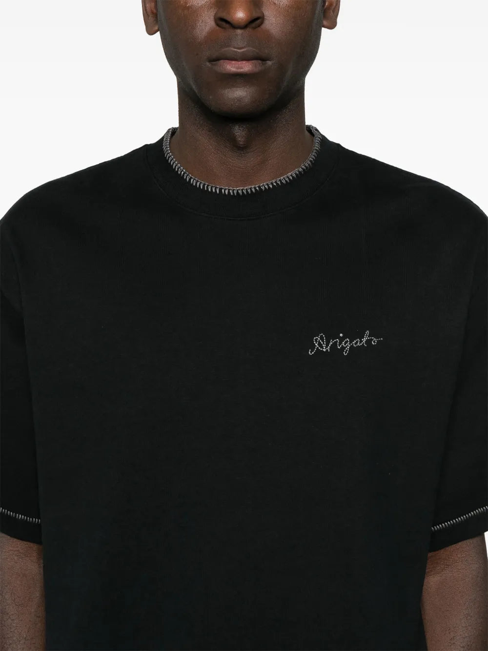 Axel Arigato decorative-stitching T-shirt