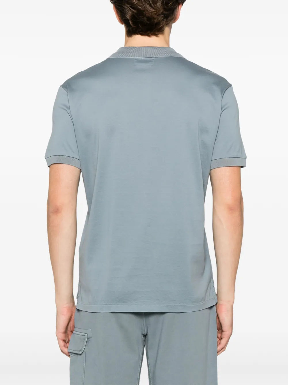 C.P. Company  logo-patch polo shirt