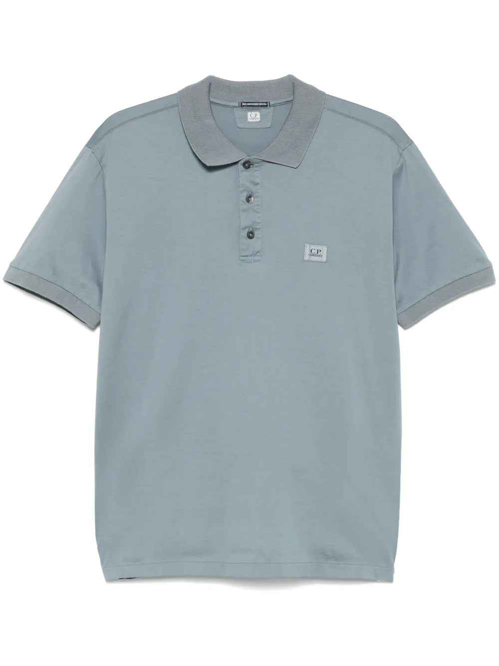 C.P. Company  logo-patch polo shirt