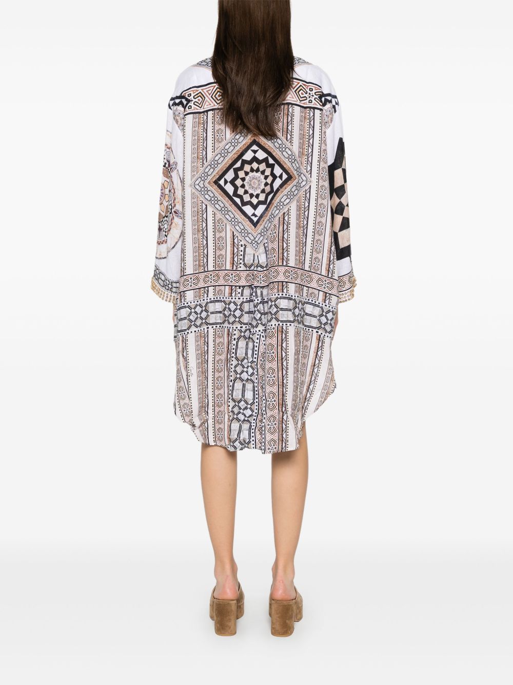 Camilla Tile Style midi dress - Image 4