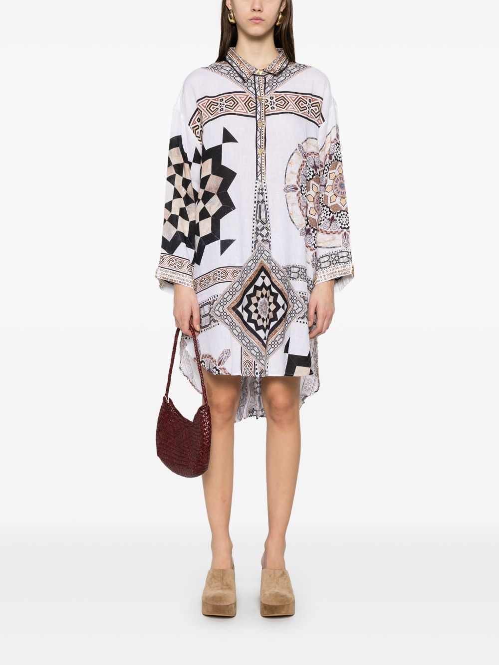 Camilla Tile Style midi dress - Image 2