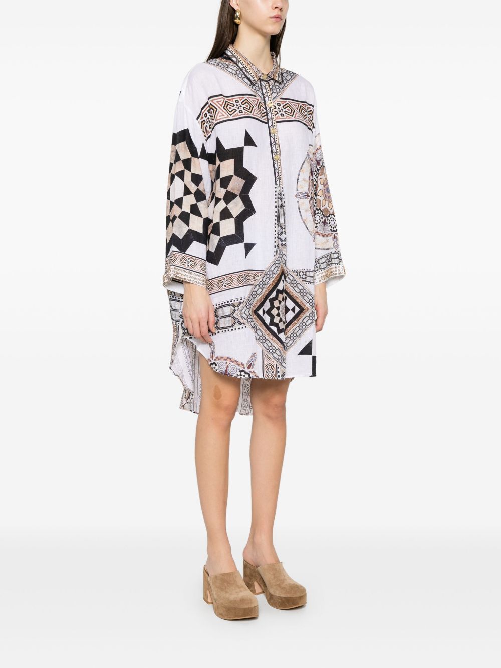 Camilla Tile Style midi dress - Image 3