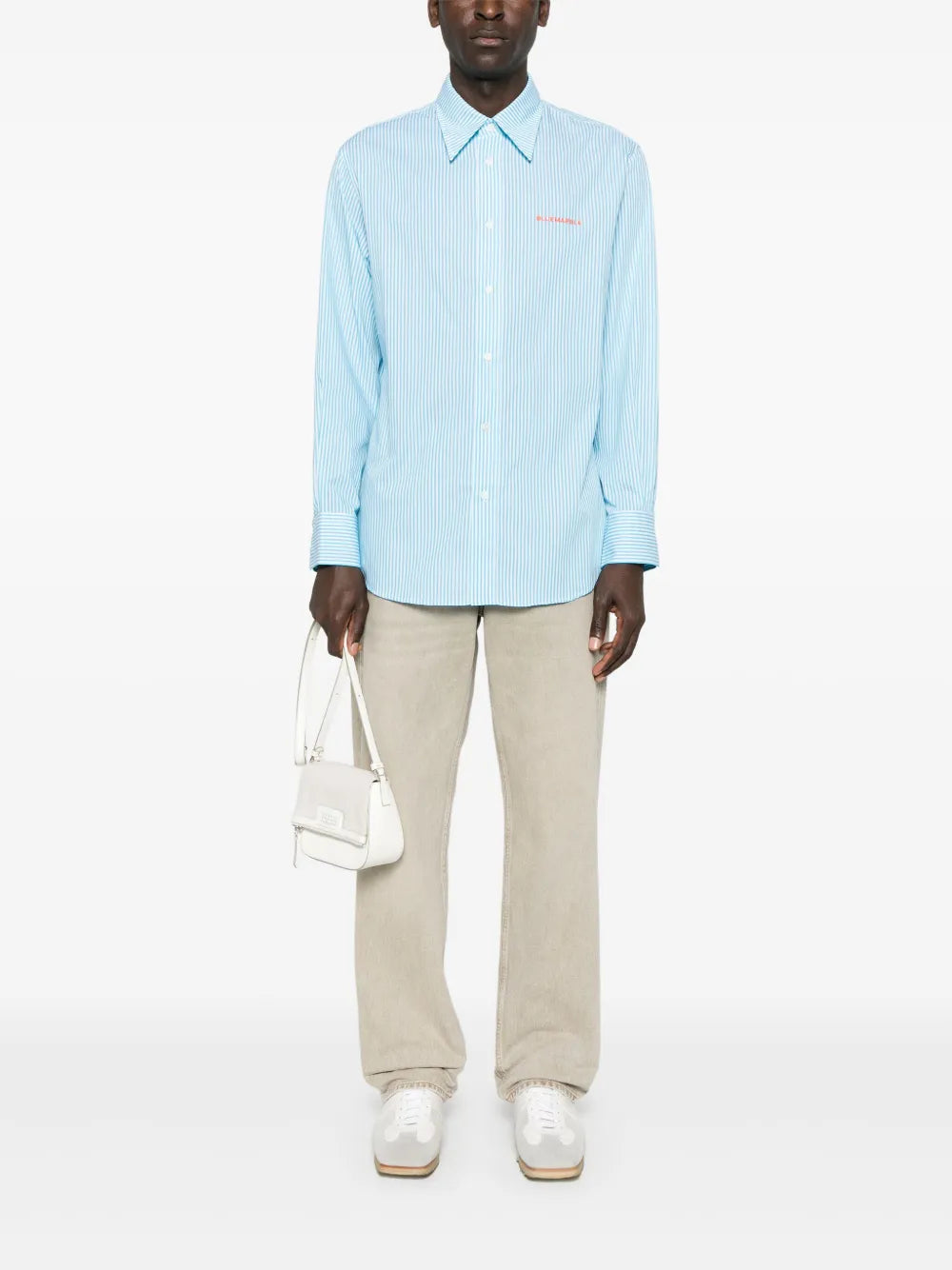 BLUEMARBLE  striped poplin shirt