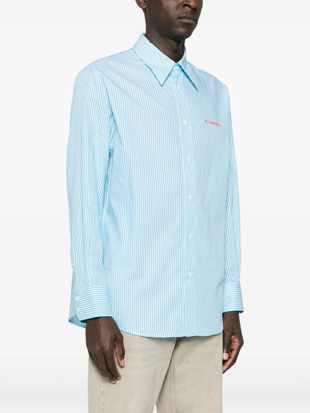 BLUEMARBLE  striped poplin shirt