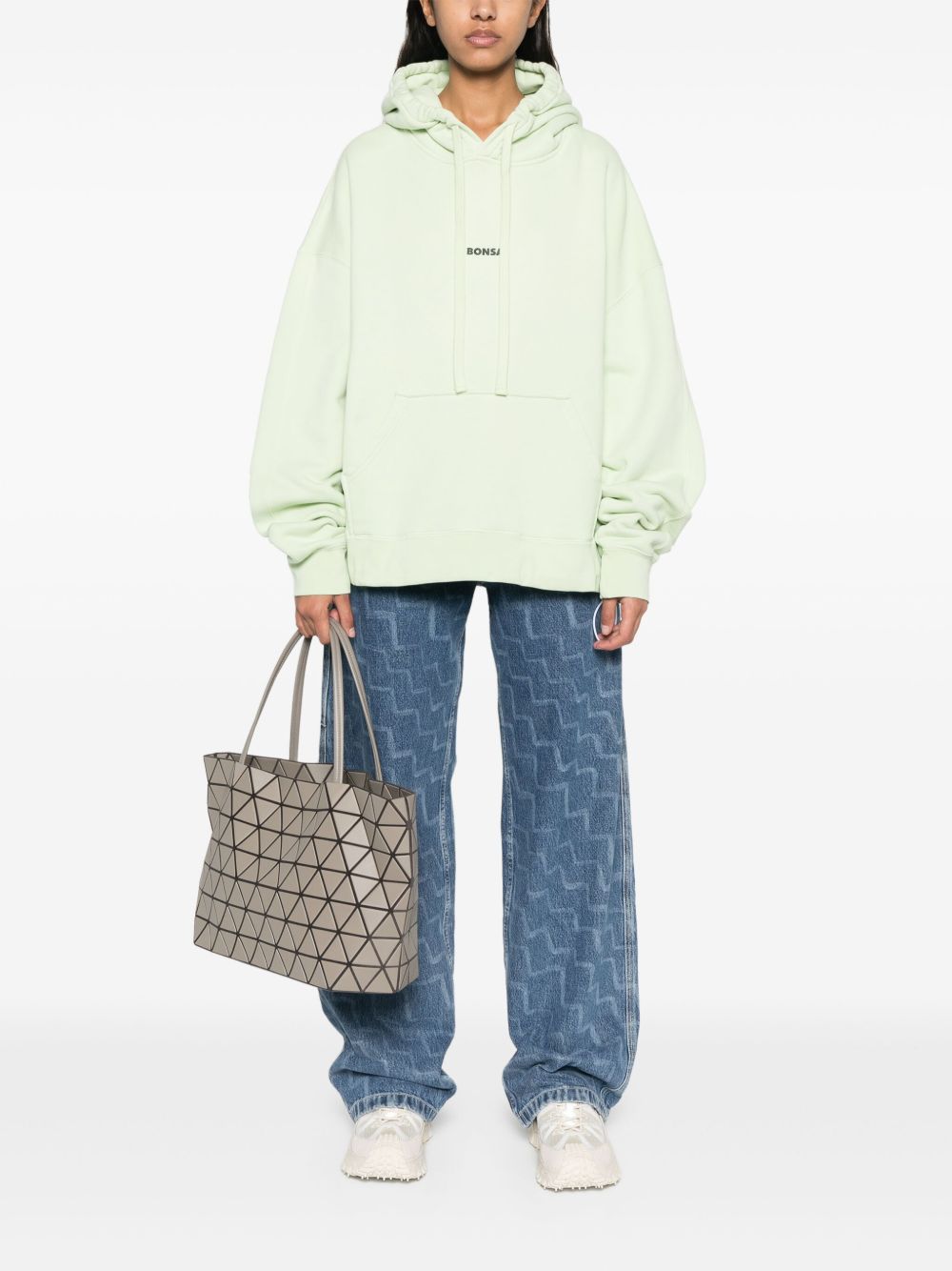 Bonsai  logo-print hoodie