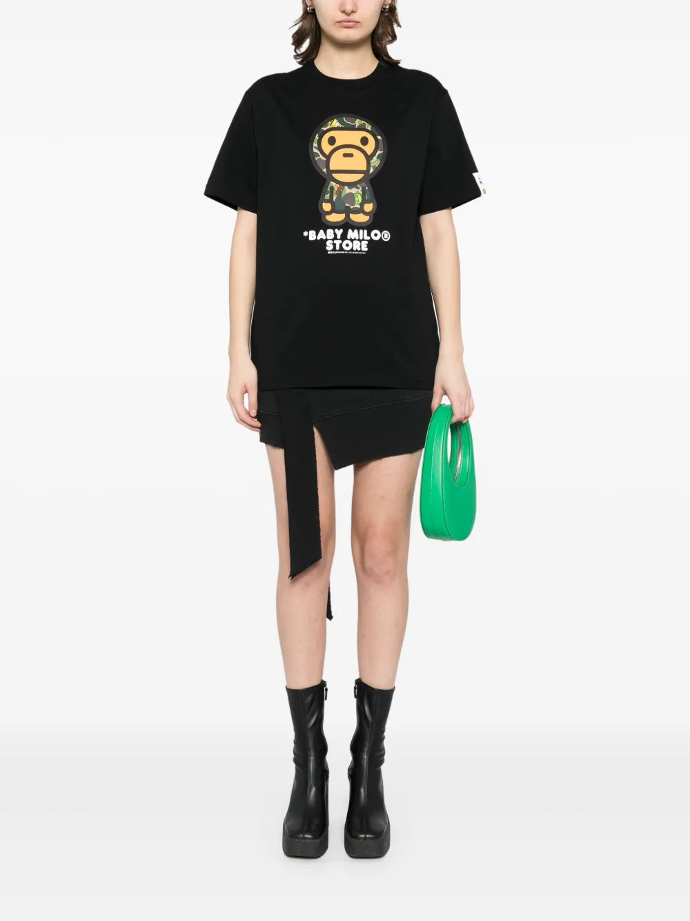 *BABY MILO® STORE BY *A BATHING APE®  logo print T-shirt
