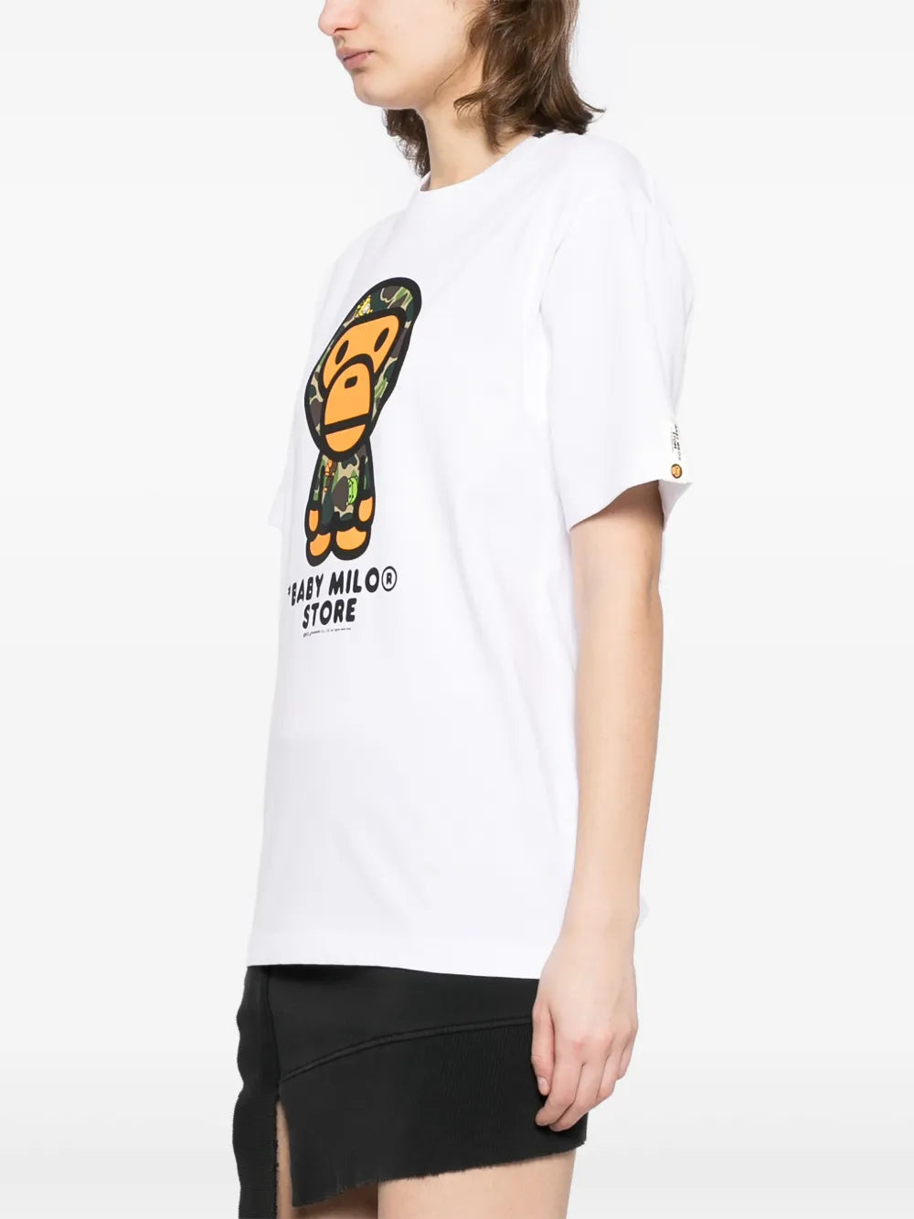*BABY MILO® STORE BY *A BATHING APE®  logo print T-shirt