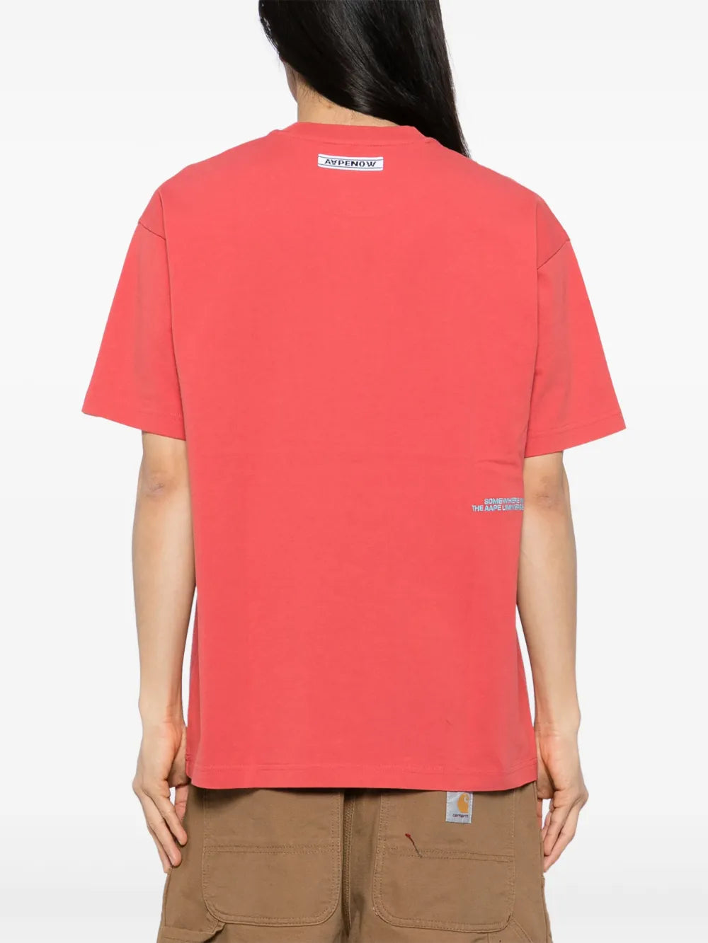 AAPE BY *A BATHING APE® logo-patch T-shirt