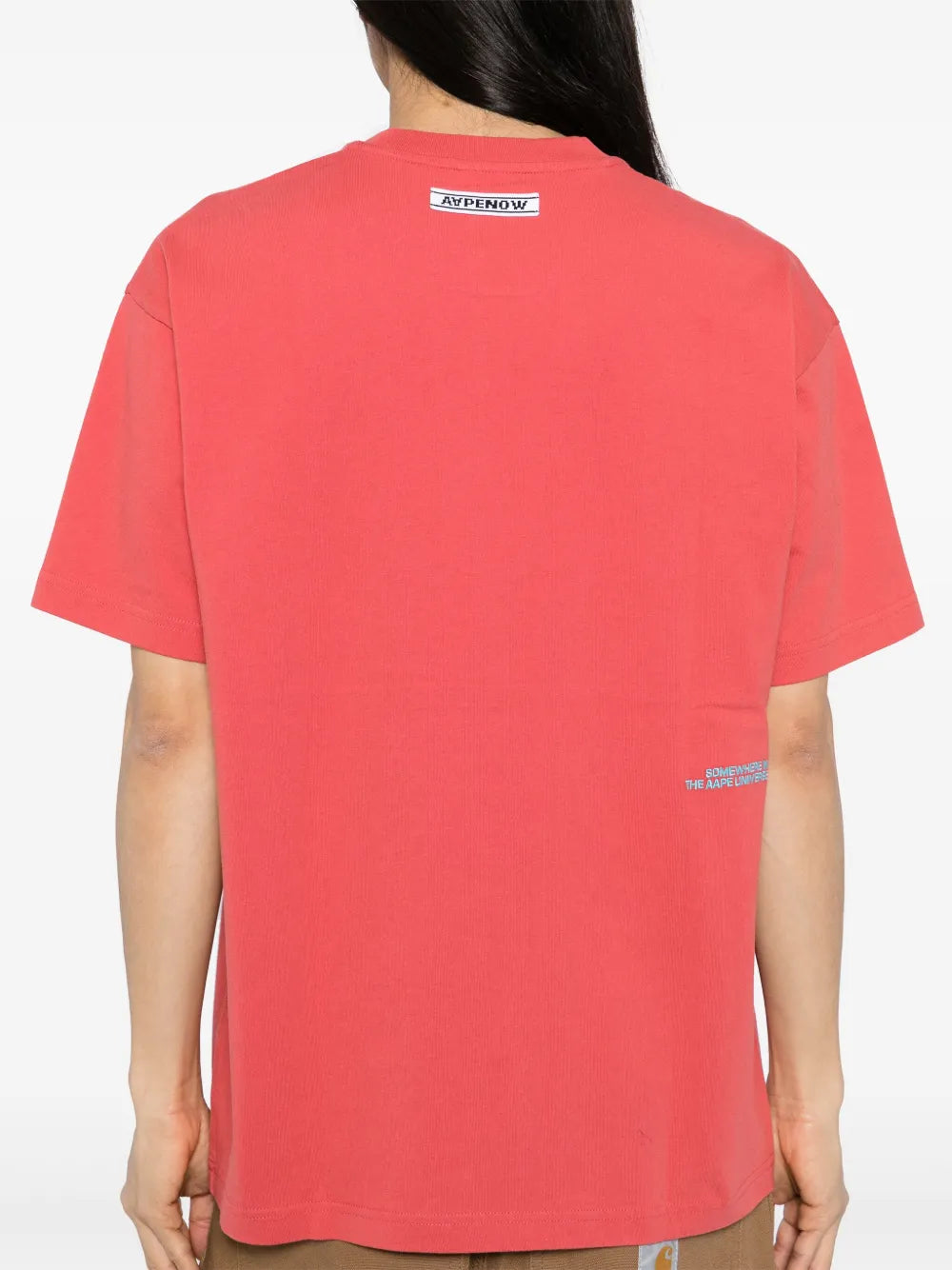 AAPE BY *A BATHING APE® logo-patch T-shirt