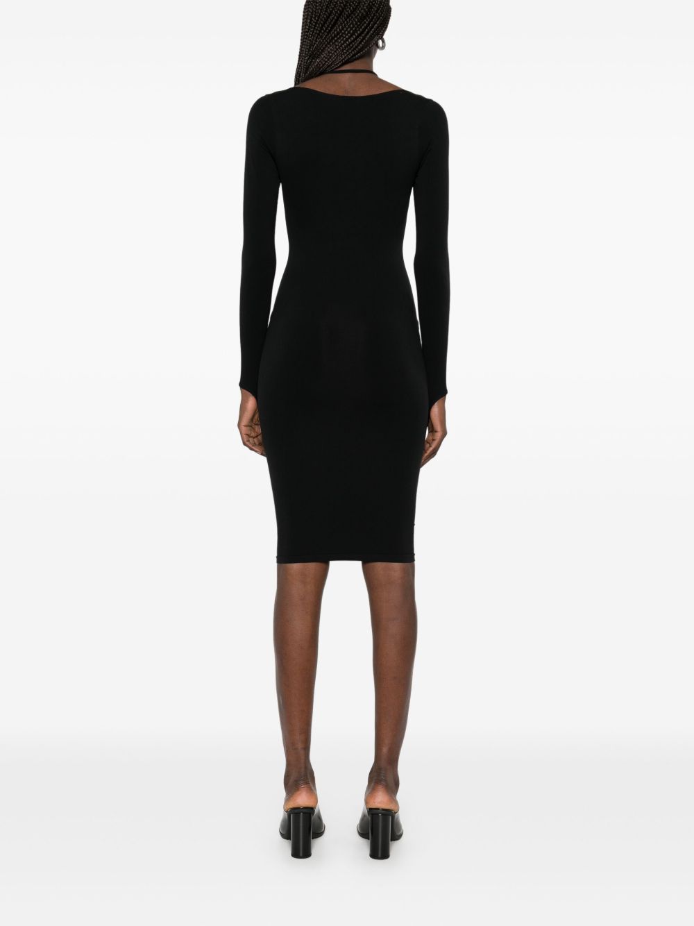 ANDREĀDAMO  sculpting jersey midi dress