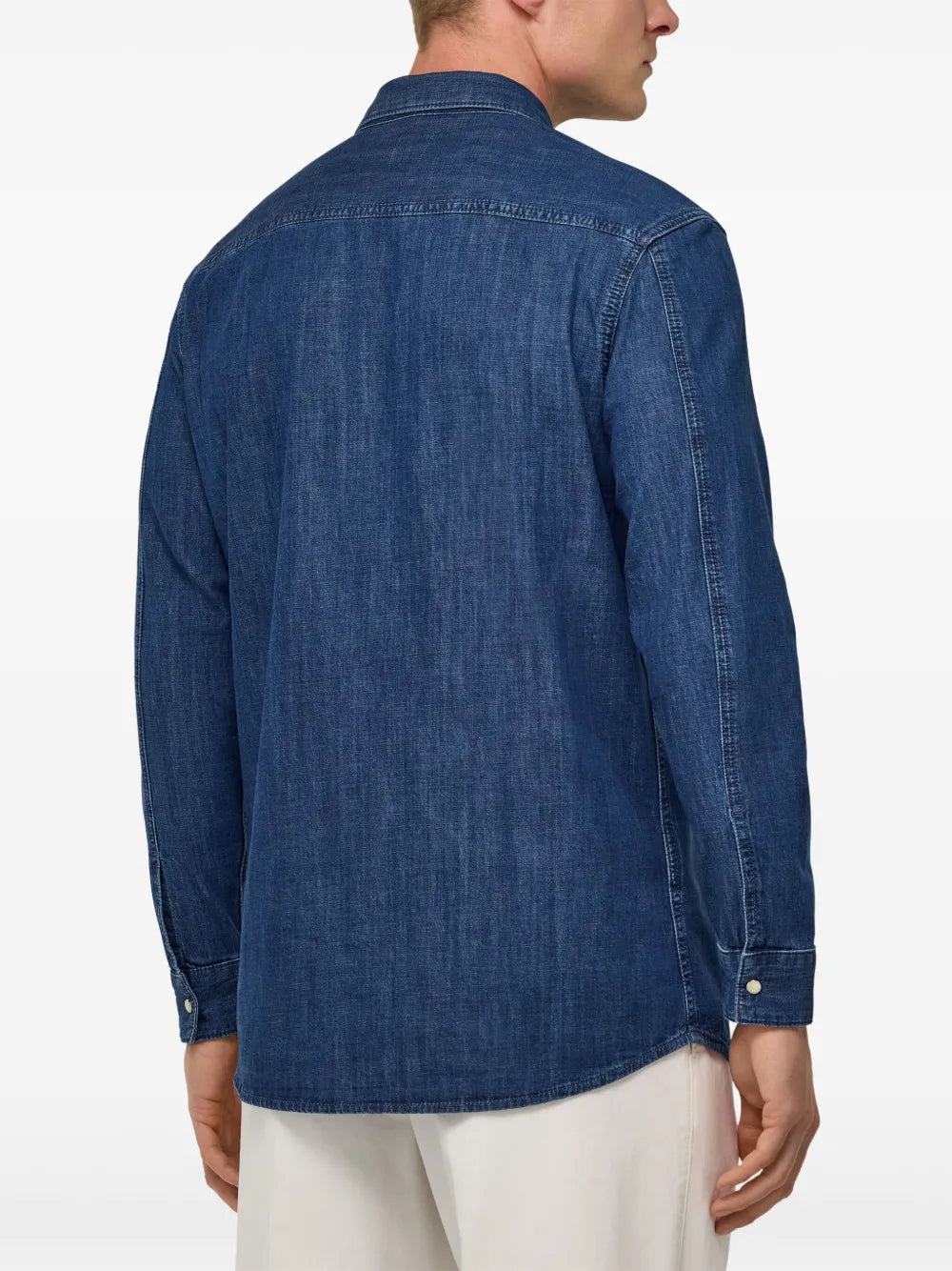 Boggi Milano  cotton denim overshirt