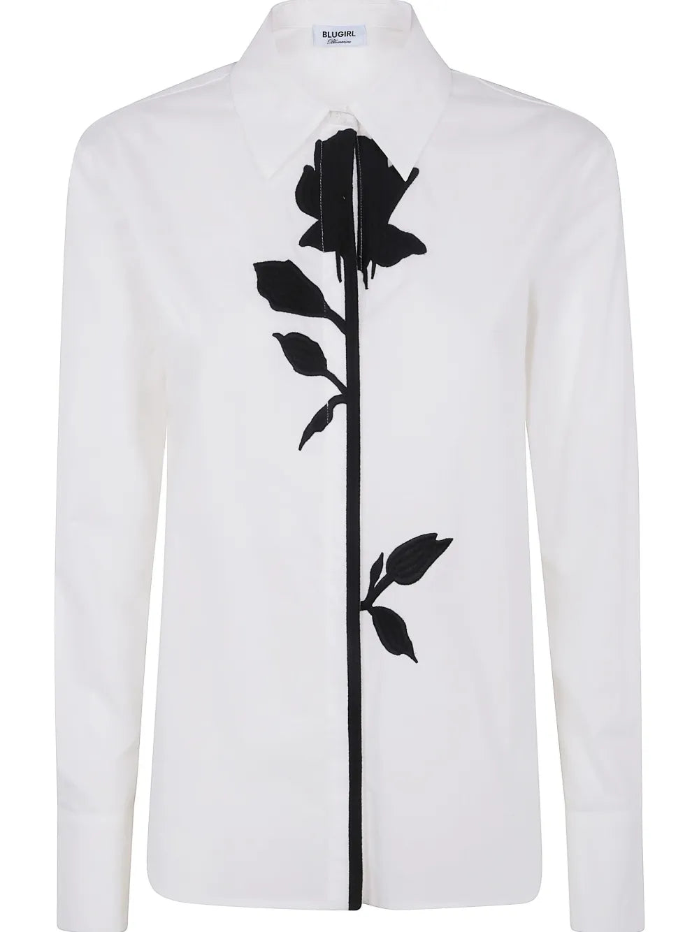 Blugirl  floral-embroidery shirt