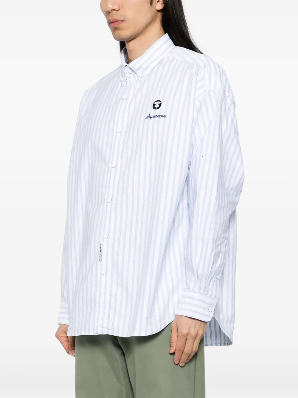 AAPE BY *A BATHING APE®  striped shirt