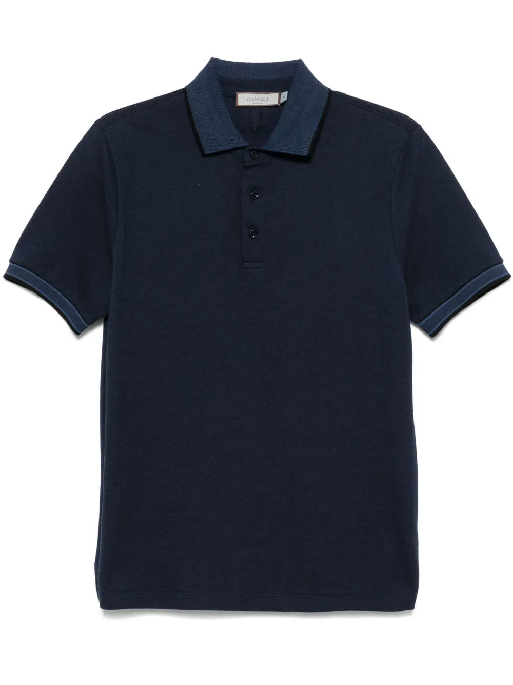 Canali  piqué polo shirt