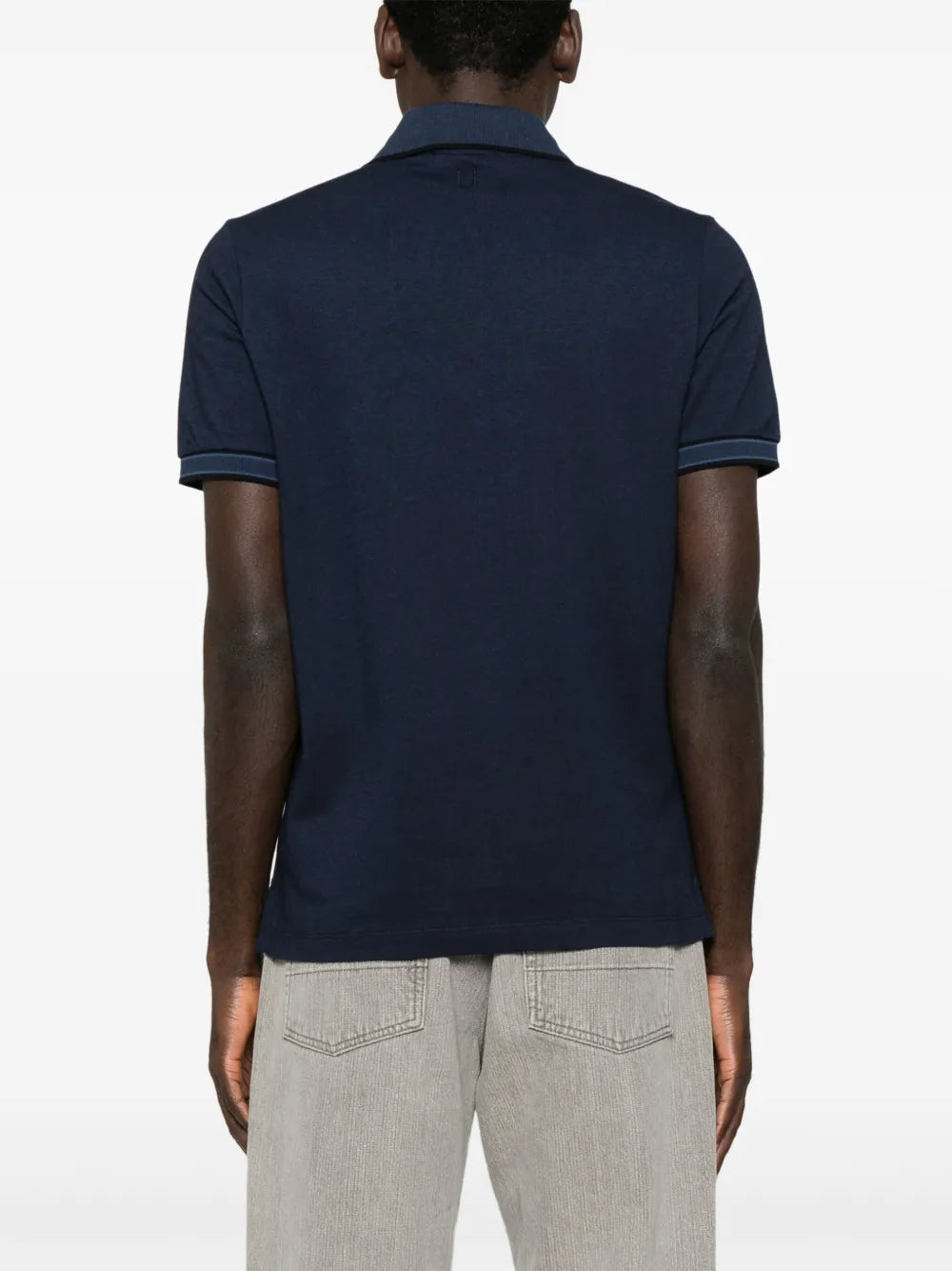 Canali  piqué polo shirt
