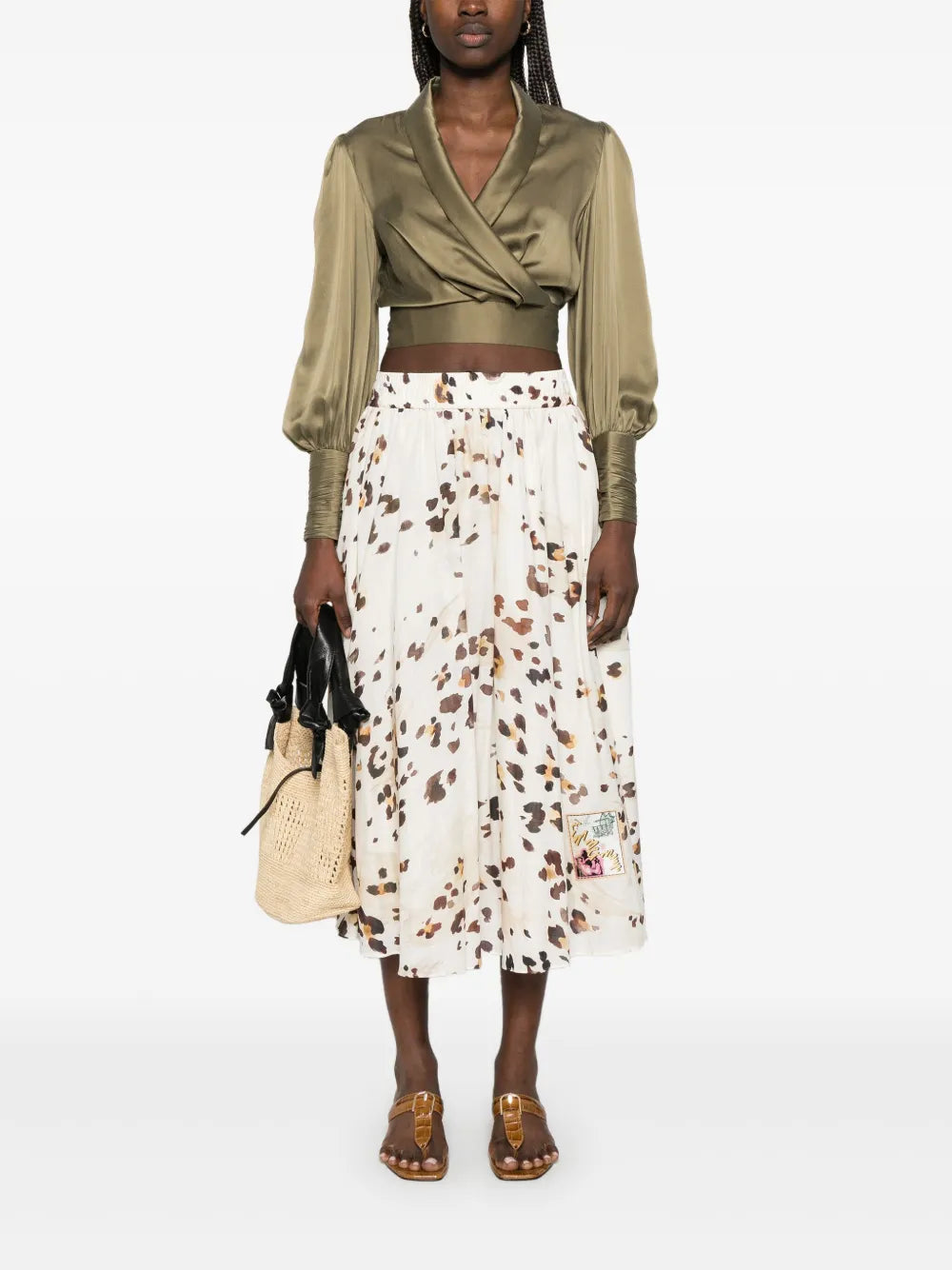 ZIMMERMANN  Acacia Swing midi skirt