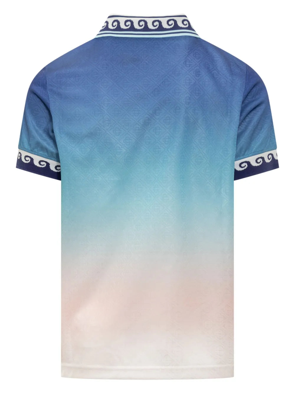 Casablanca gradient-jacquard football jersey