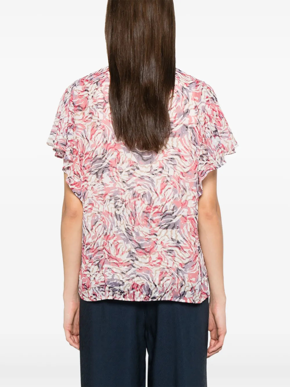 BOSS  abstract-print blouse