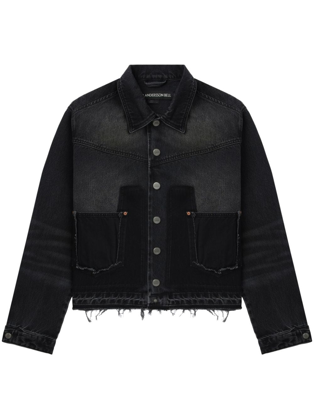 Andersson Bell  unfinished-effect denim jacket