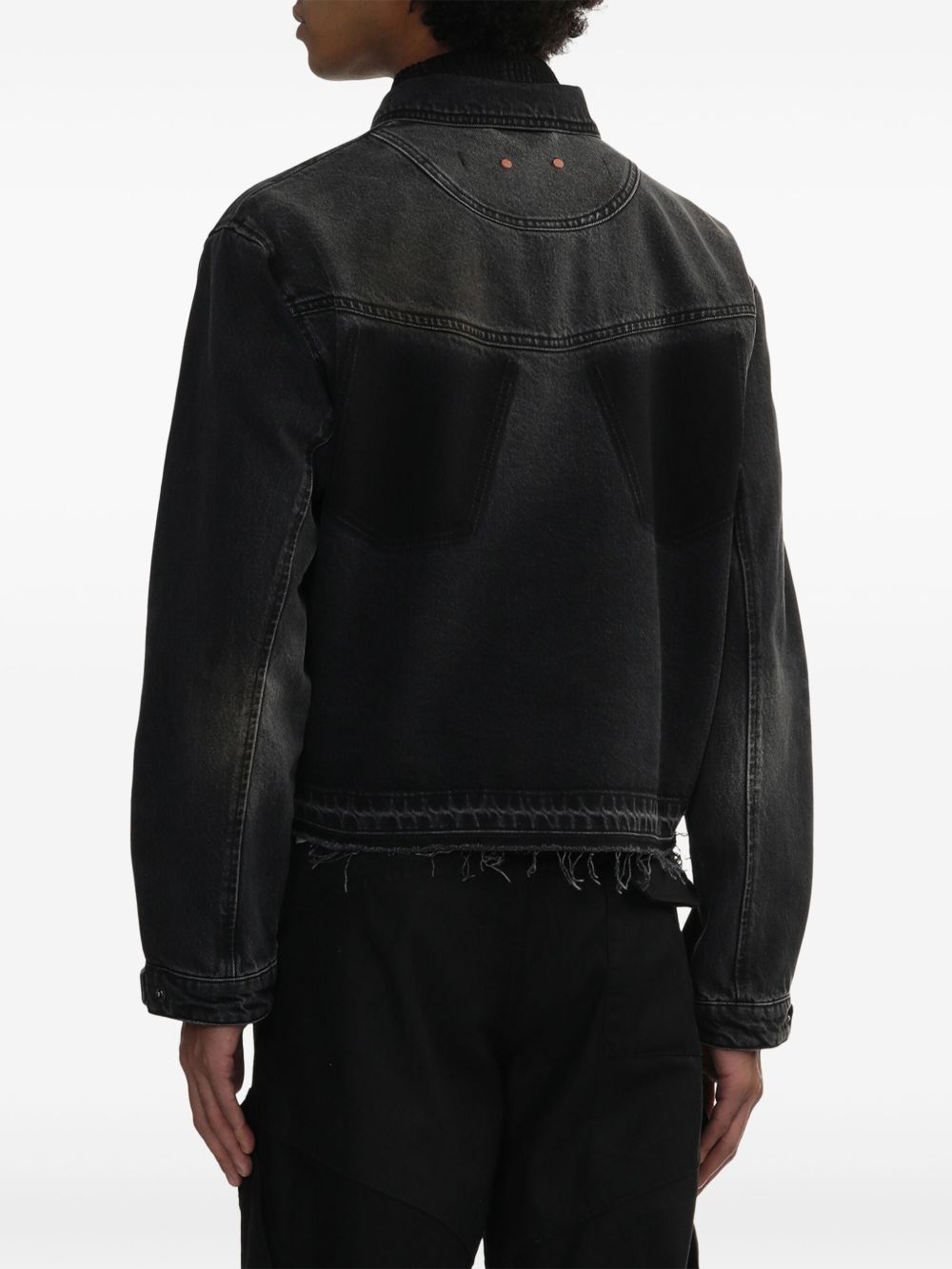 Andersson Bell  unfinished-effect denim jacket