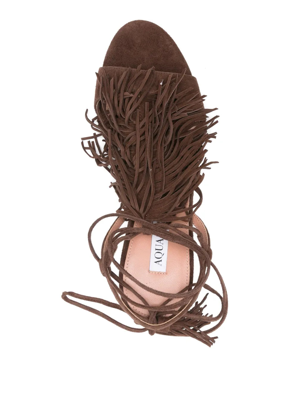 Aquazzura 85mm fringed sandals