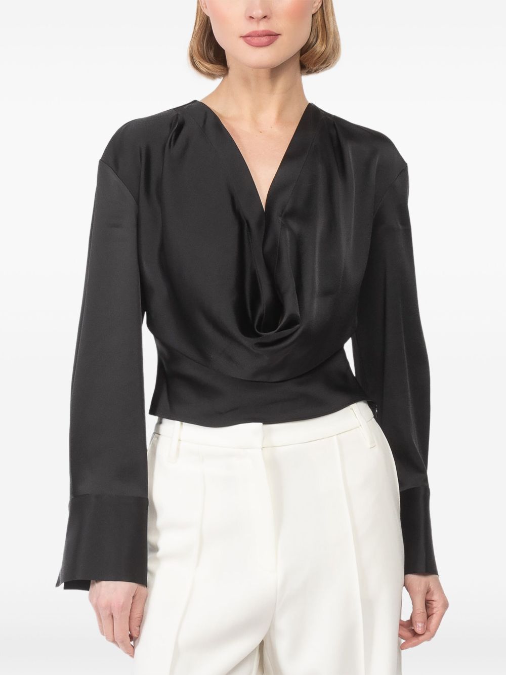 Blumarine draped blouse