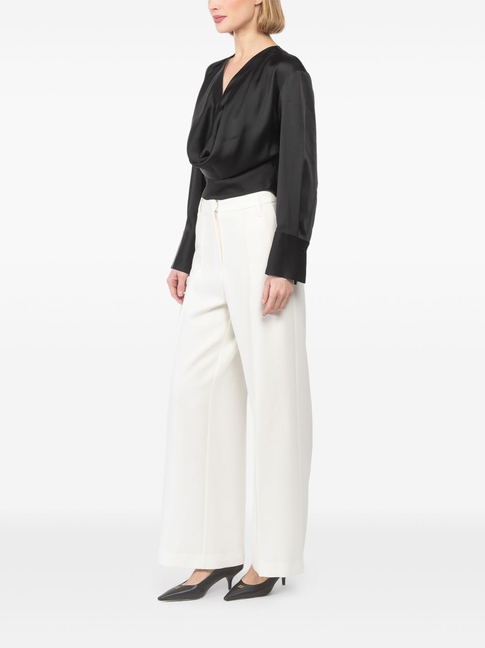 Blumarine draped blouse