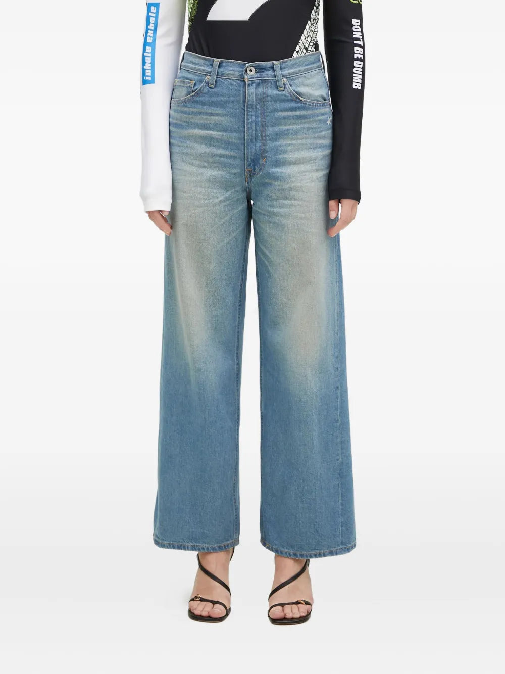 A BATHING APE®  wide-leg jeans