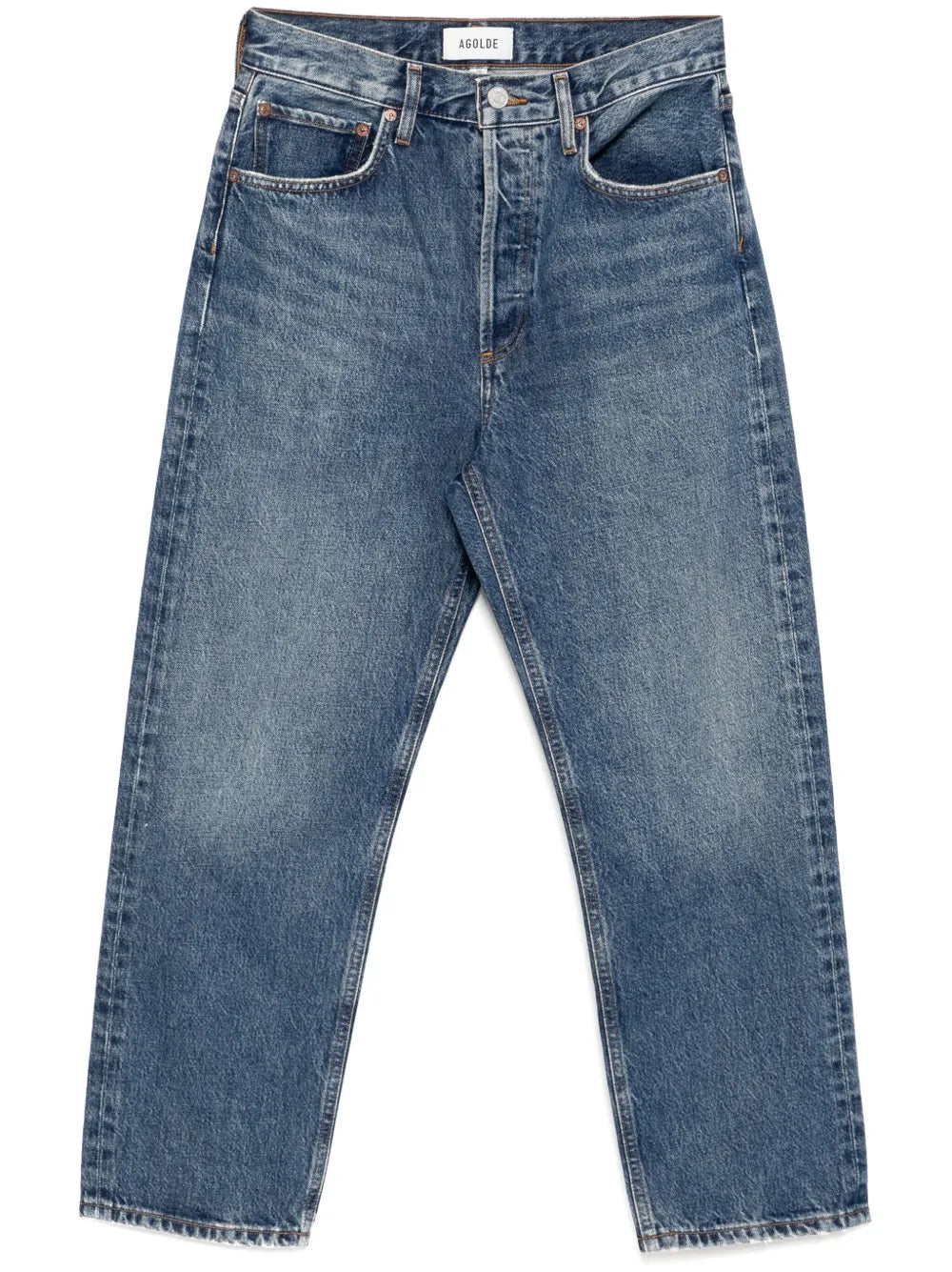 AGOLDE  90'S Crop straight-leg jeans
