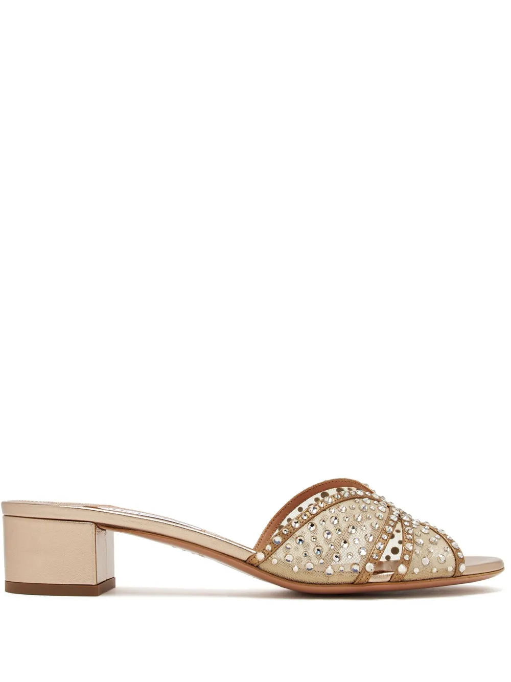 Aquazzura  leather mules