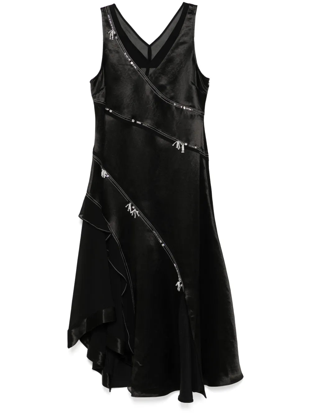 3.1 Phillip Lim  embroidered satin dress