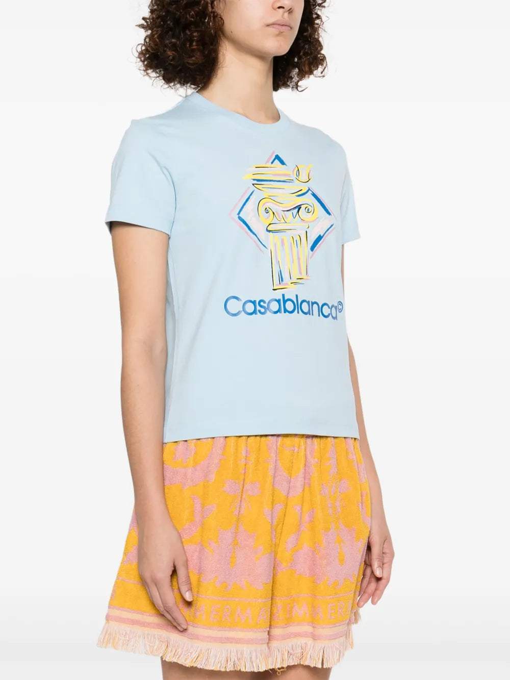 Casablanca  Diamond Column-print T-shirt