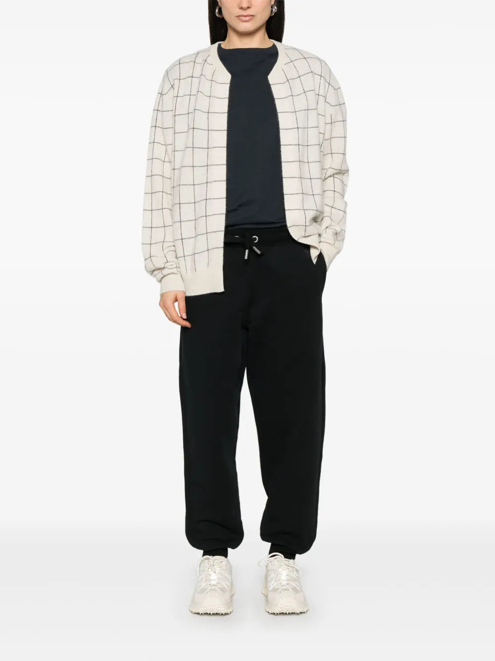 AMI Paris  Ami-de-Coeur-motif track pants