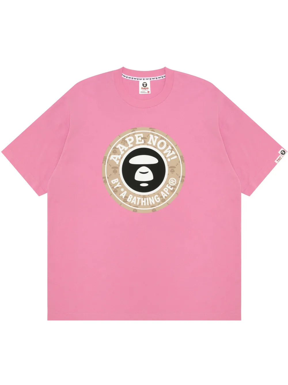 AAPE BY *A BATHING APE®  logo-print T-shirt