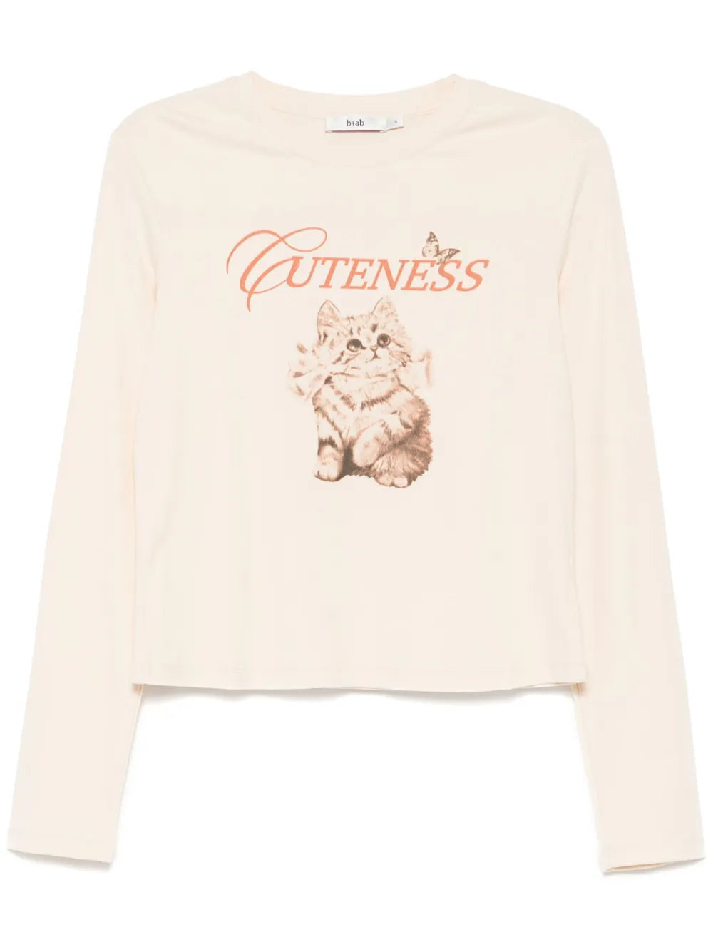 b+ab  graphic-print long-sleeves T-shirt