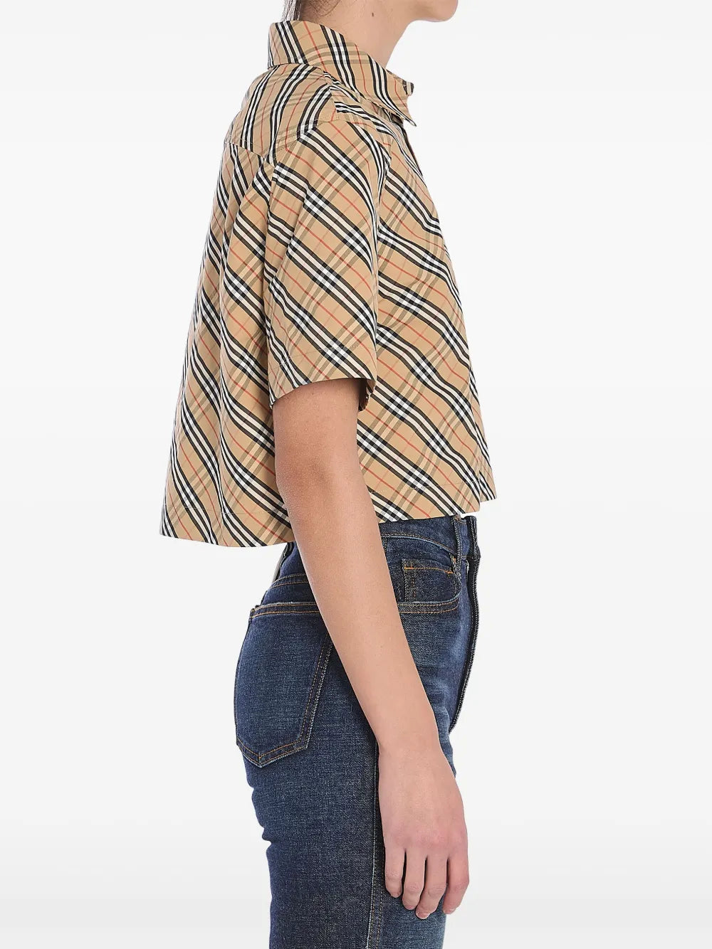 Burberry  cropped shirt