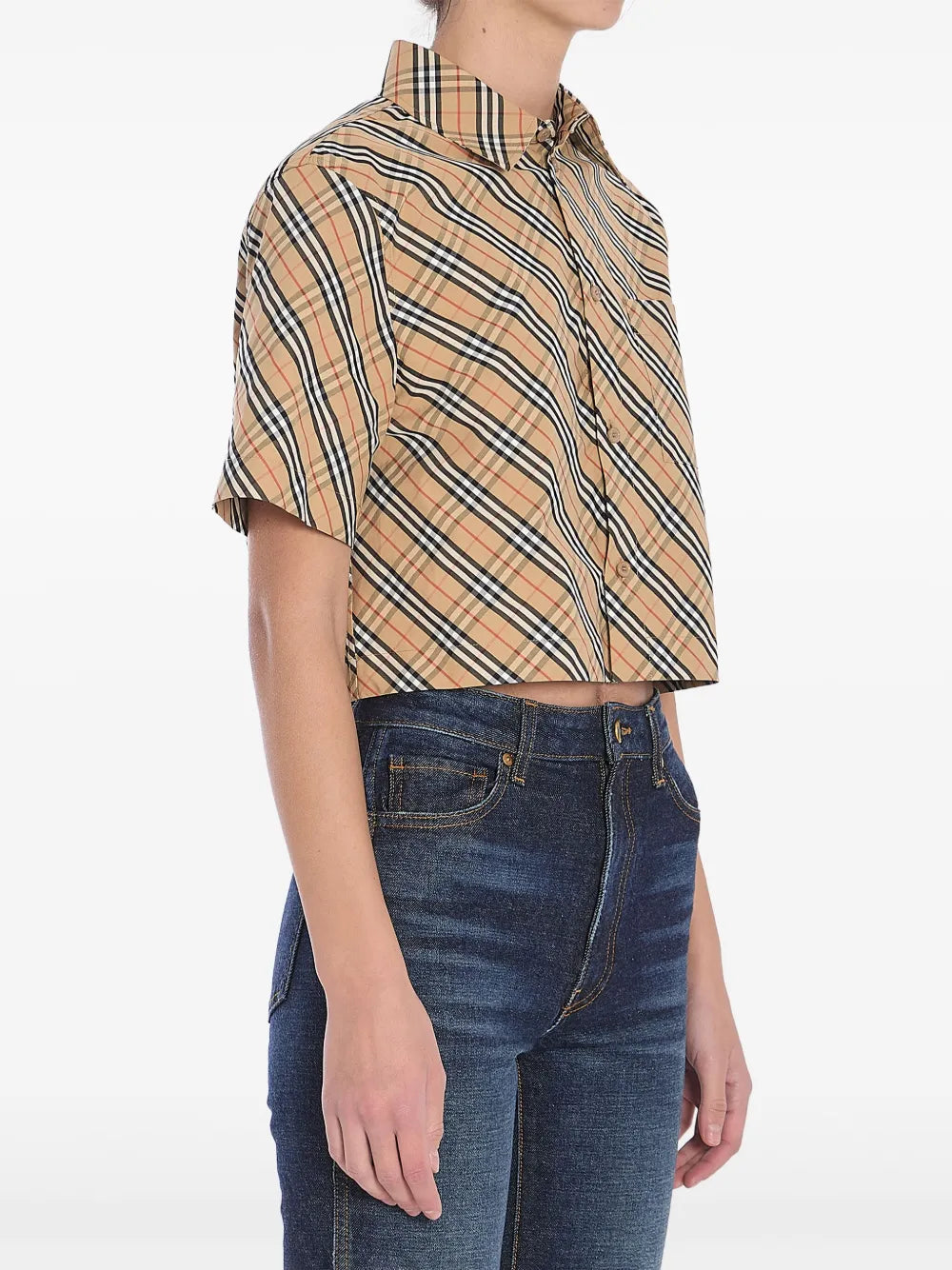Burberry  cropped shirt
