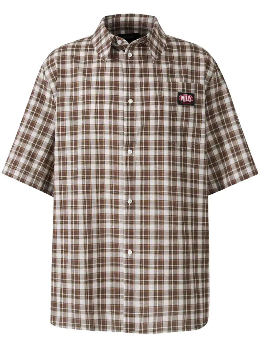 Willy Chavarria  logo patch-detailing Shirt