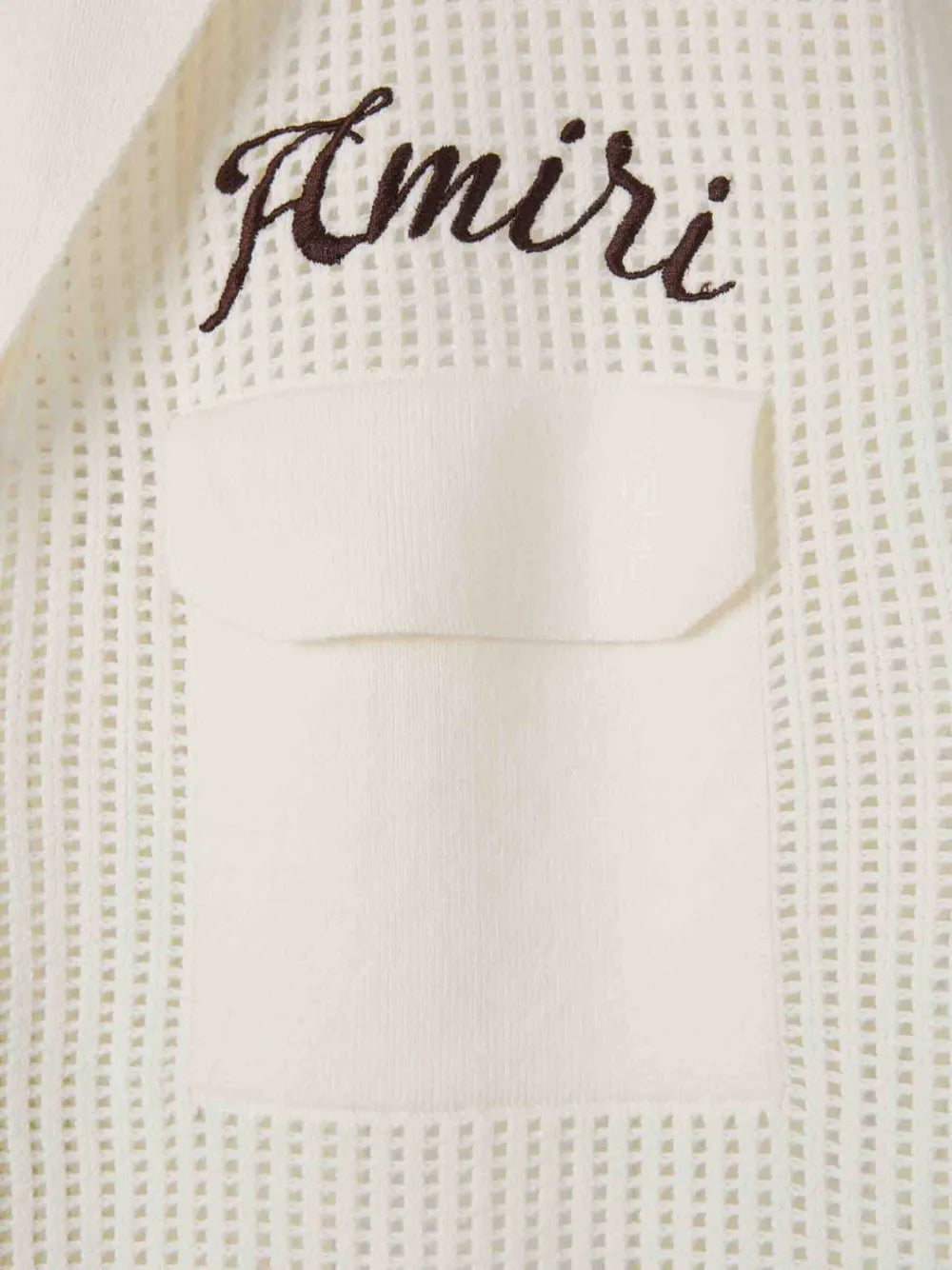 AMIRI  logo-embroidered shirt