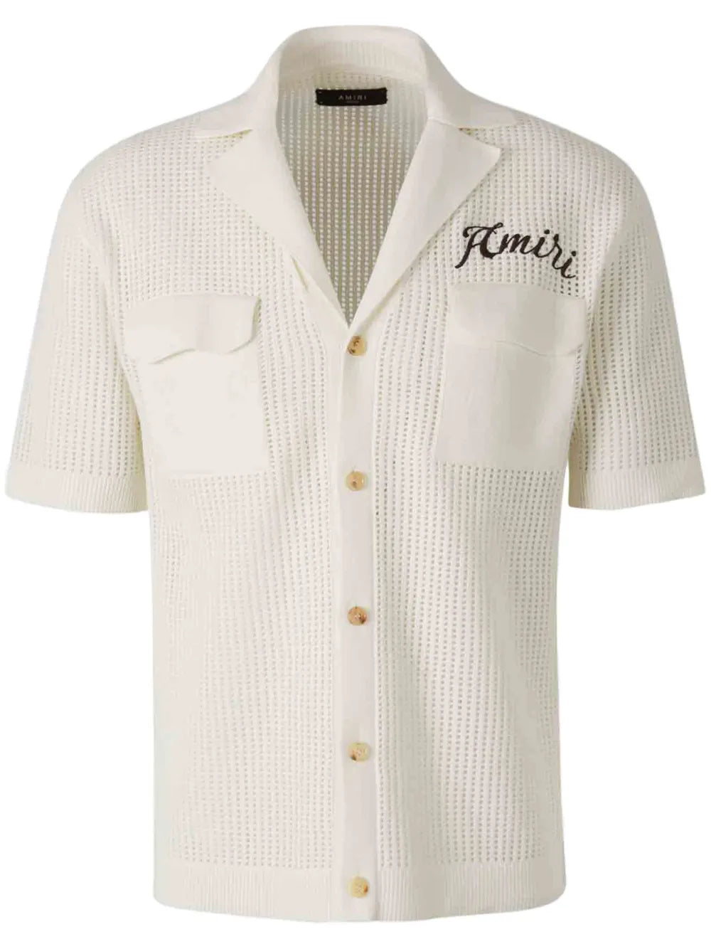 AMIRI  logo-embroidered shirt