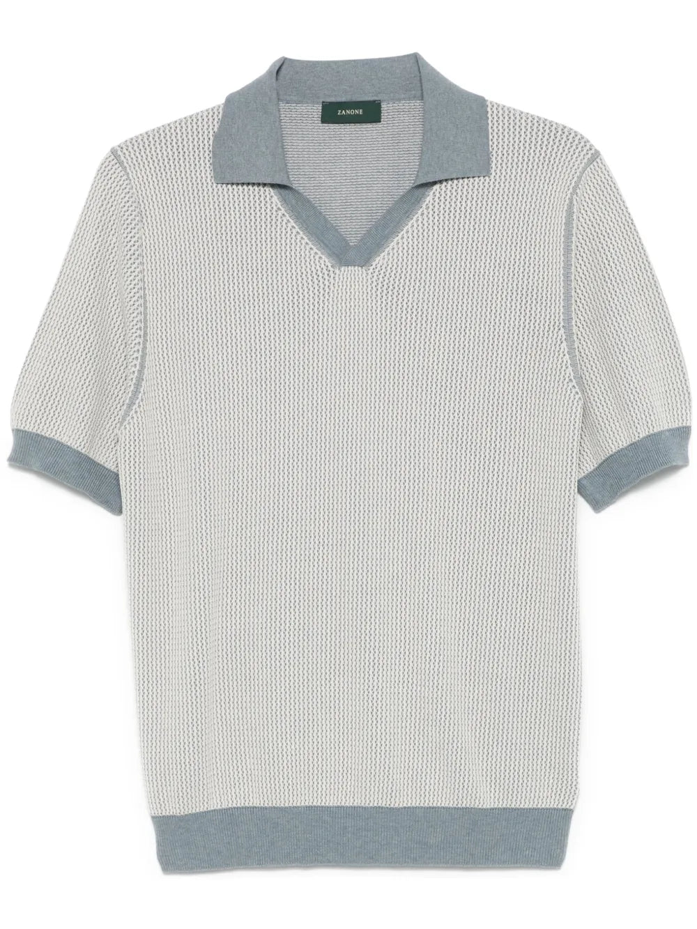 Zanone  knitted polo shirt