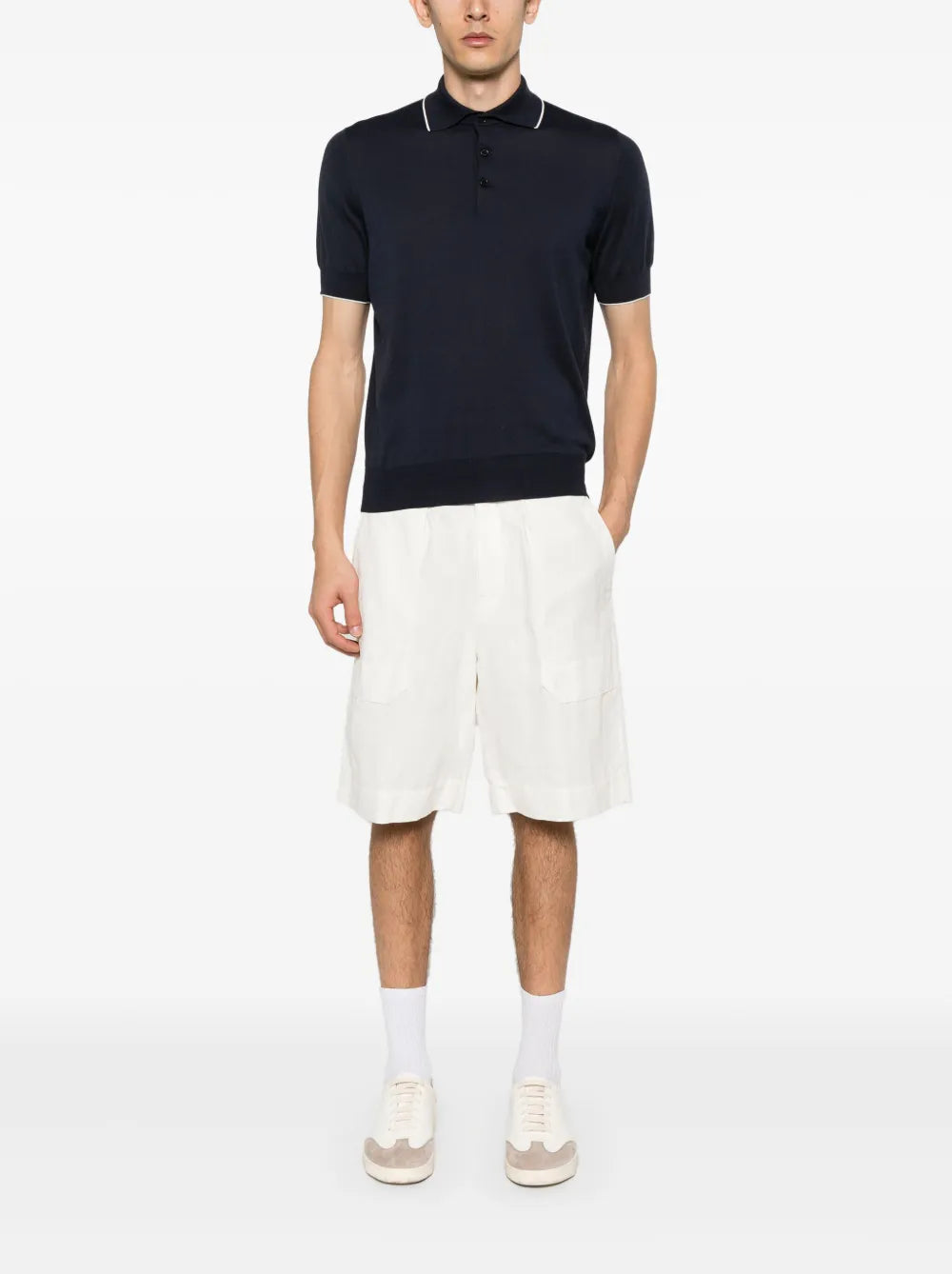 Brunello Cucinelli  knitted polo shirt
