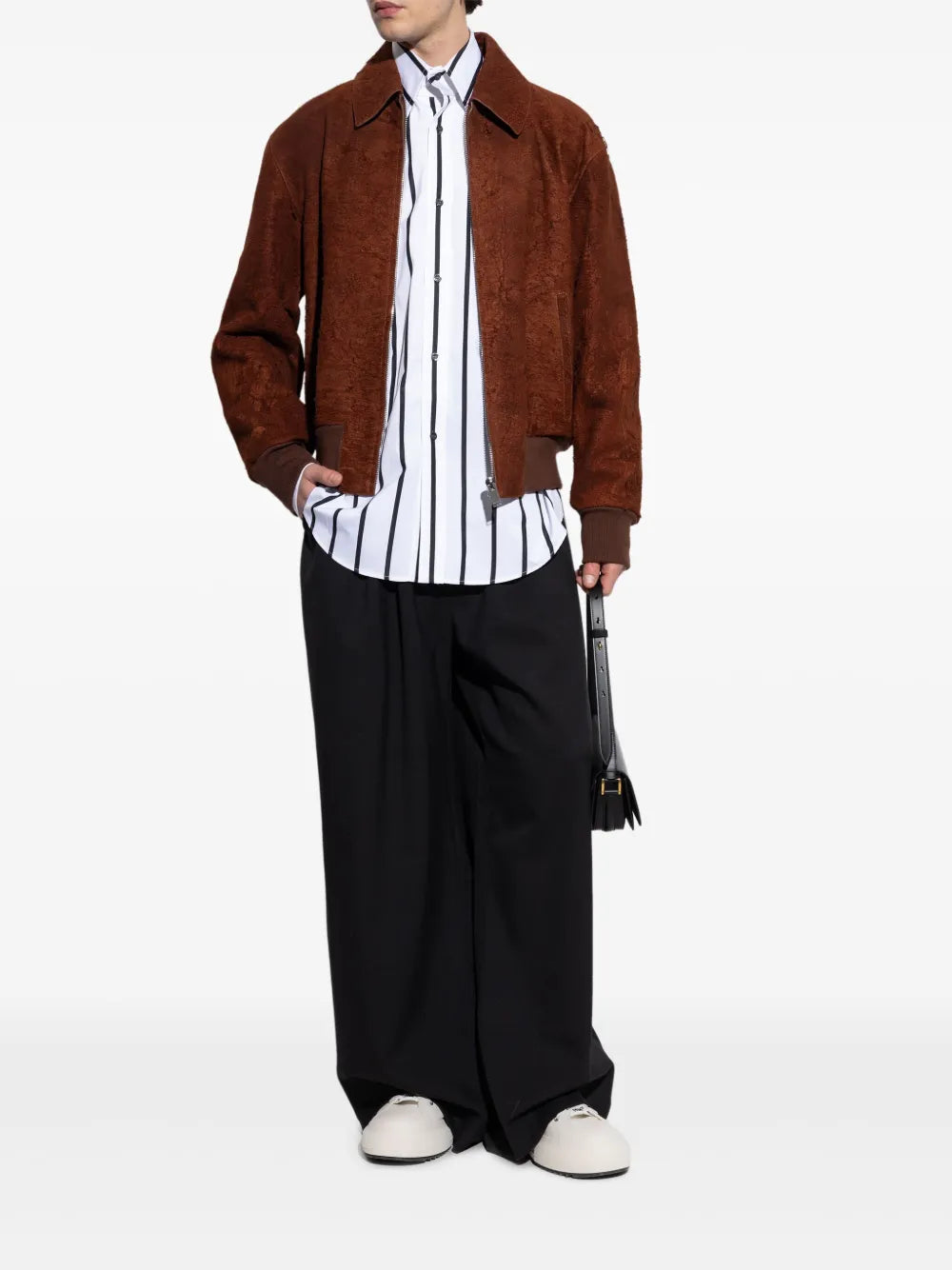 Alexander McQueen Skull striped shirt