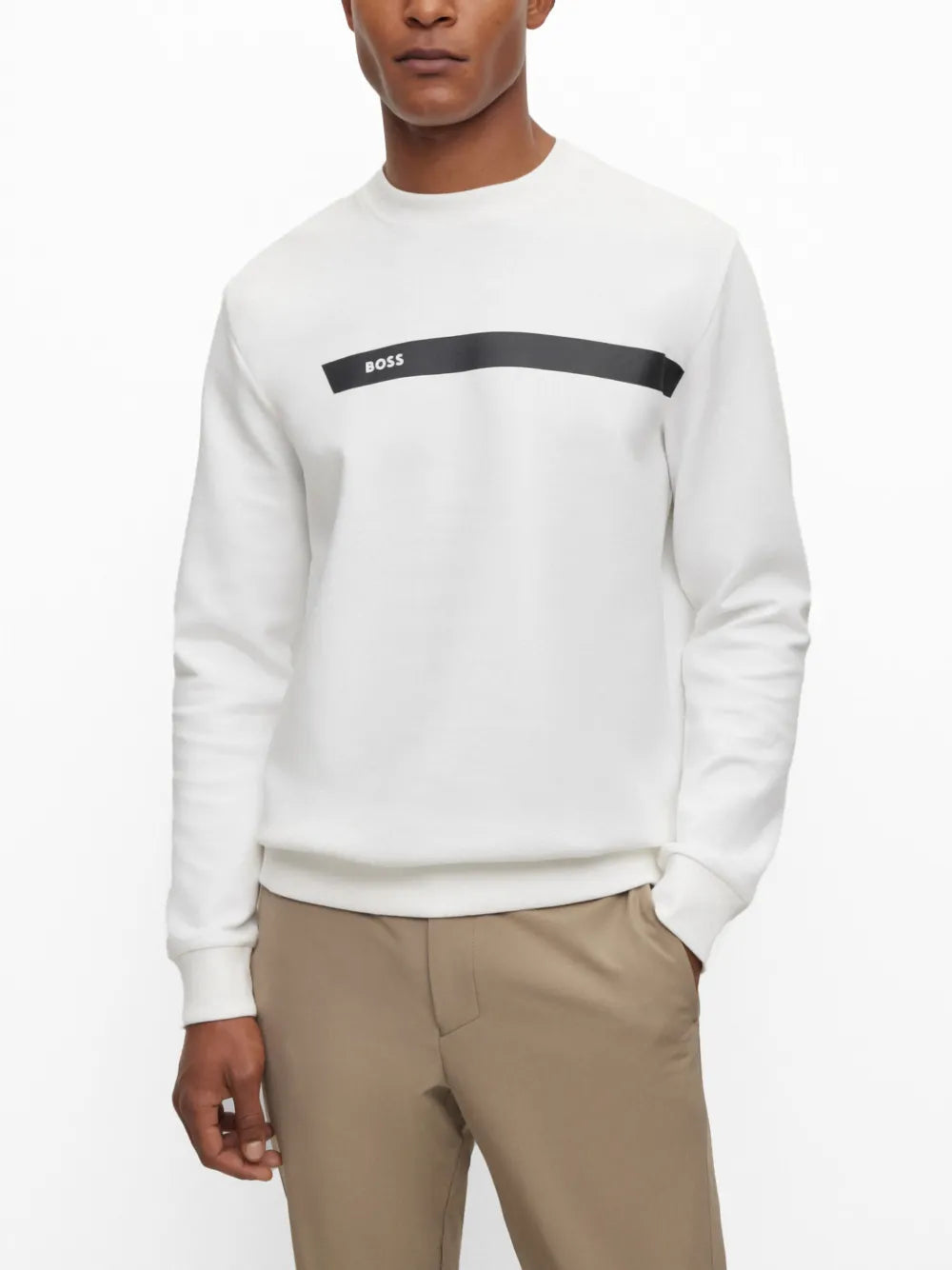 BOSS  Salbo Sweater1 "WHITE"
