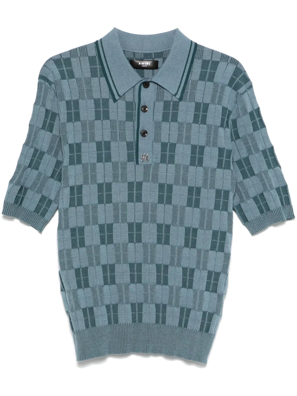 AMIRI  checked polo shirt