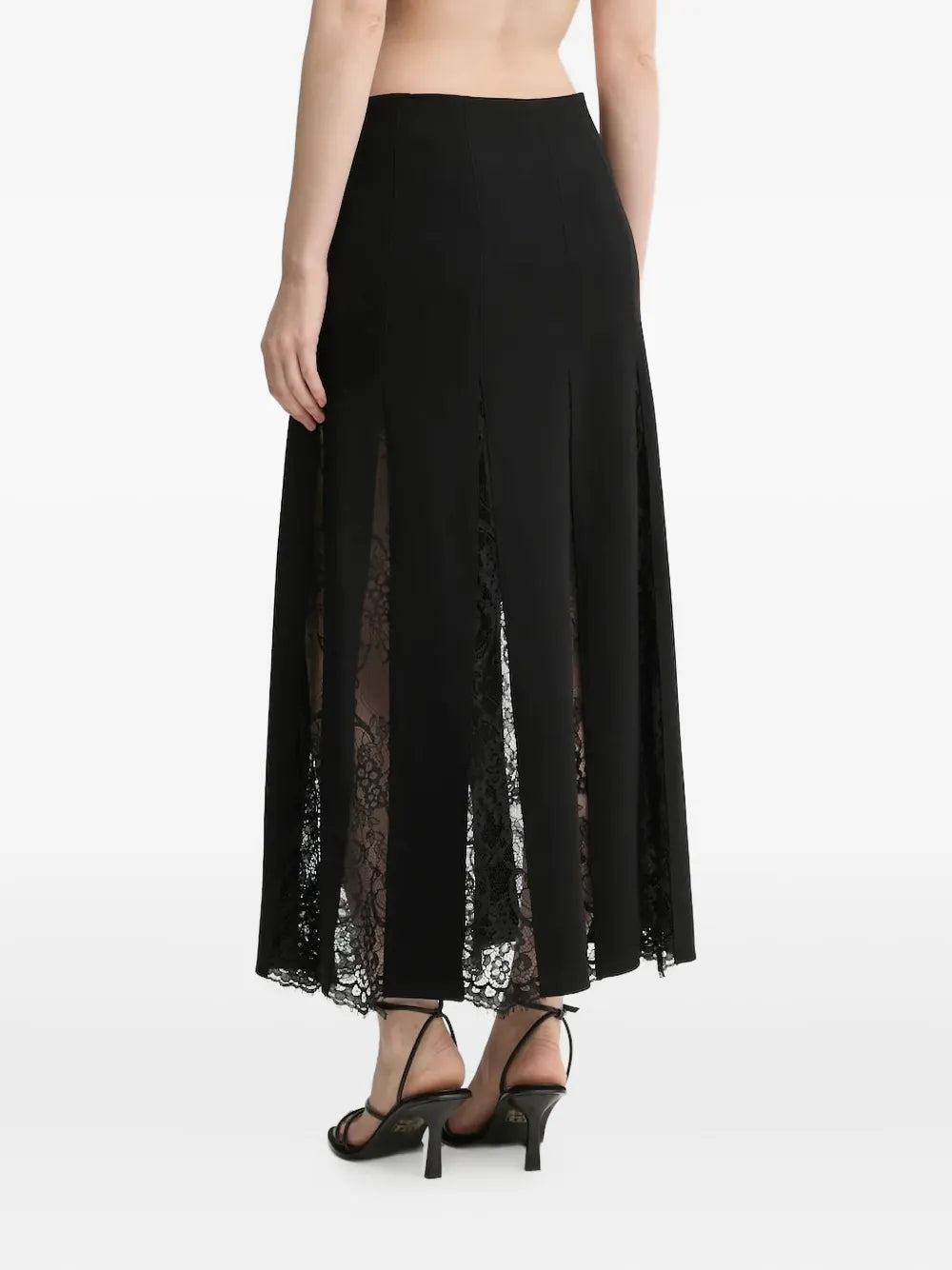 A.L.C.  lace-insert midi skirt